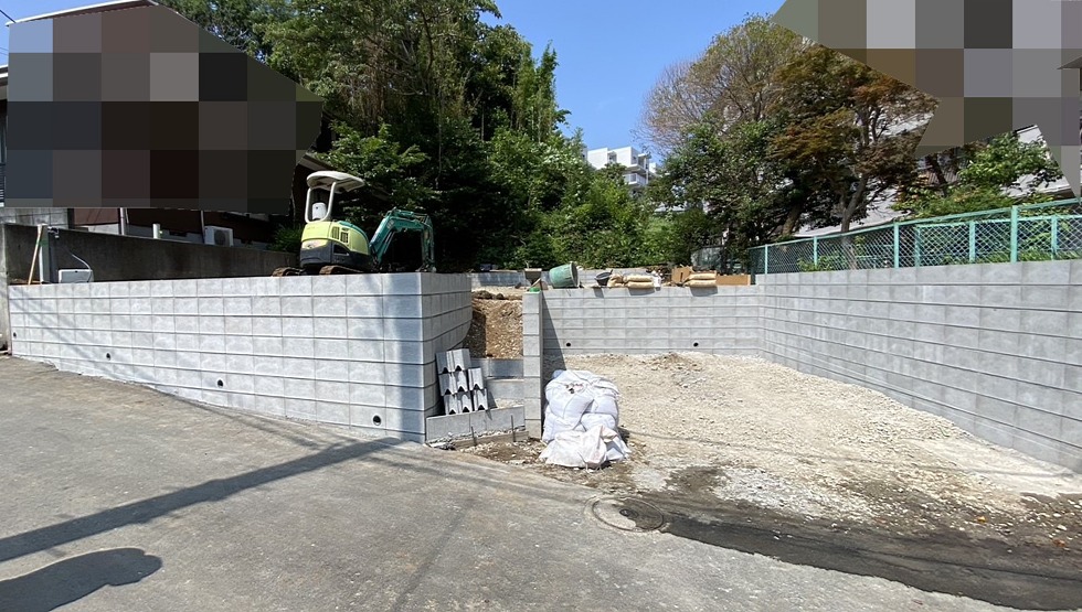 横浜市保土ヶ谷区の外構現場｜土地の有効活用事例
