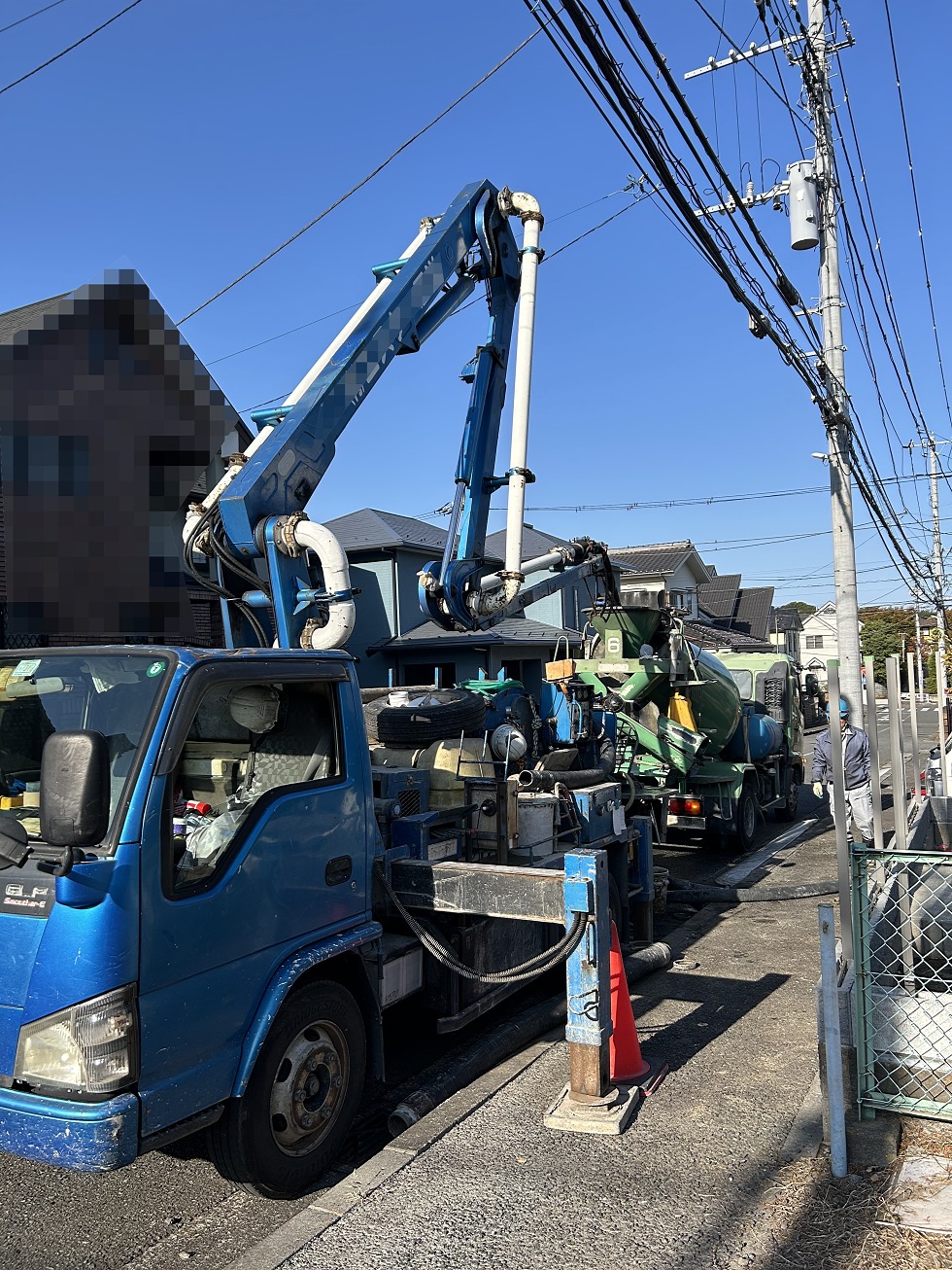 【横浜都筑区】外構リフォーム 土間コンクリート