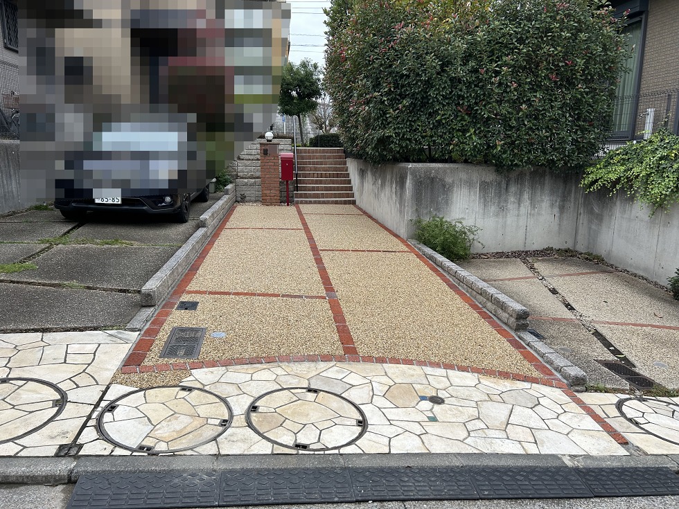 横浜市都筑区　外構リフォーム　駐車場