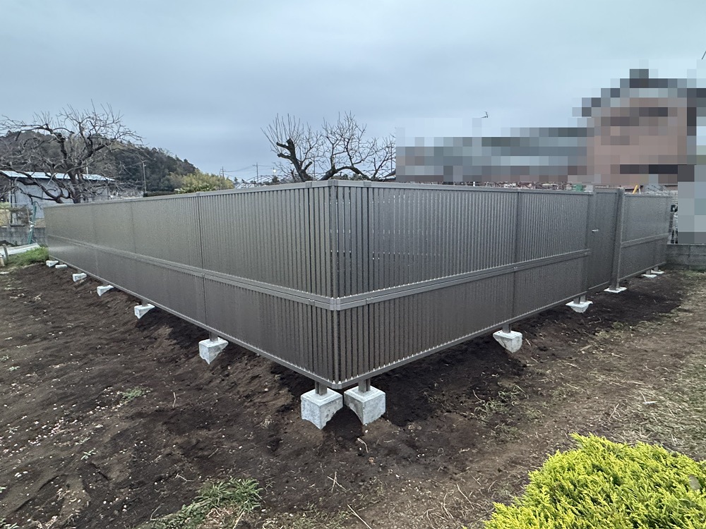 横浜市都筑区　目隠しフェンス